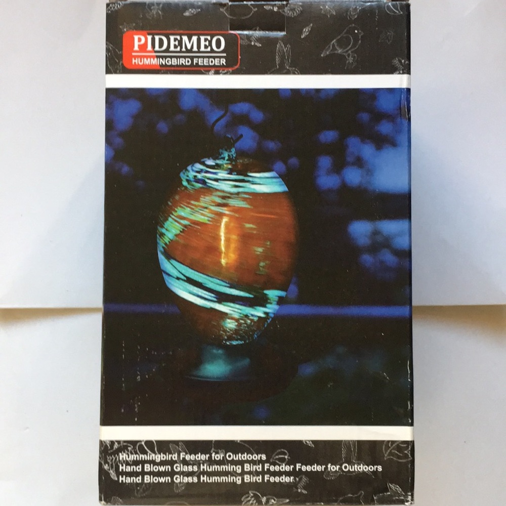 Pidemeo Hummingbird Feeder - New Unused